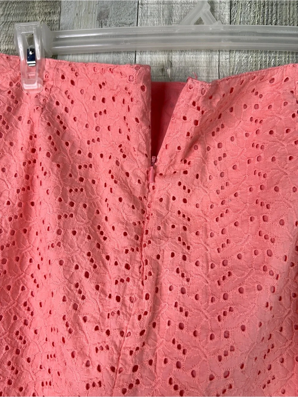 L. L. Bean Favorite Fit Size 12 (Flaw)Eyelet Lace Lined Skirt